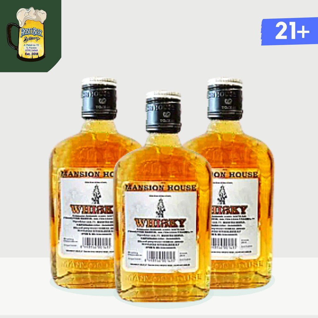 Jual Mansion House Whisky 43 350 ml Whiski Wisky Original Legendaris