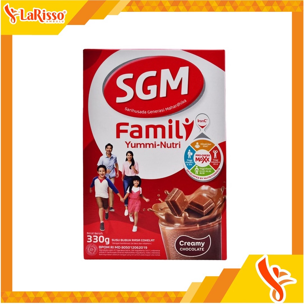 

SUSU BUBUK SGM FAMILY YUMMI-NUTRI 330GR ALL VARIAN