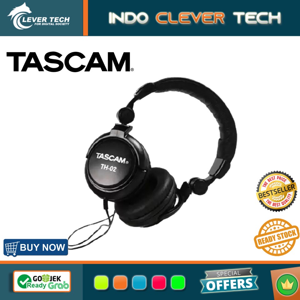 Tascam TH-02 Closed Back Studio Headphones