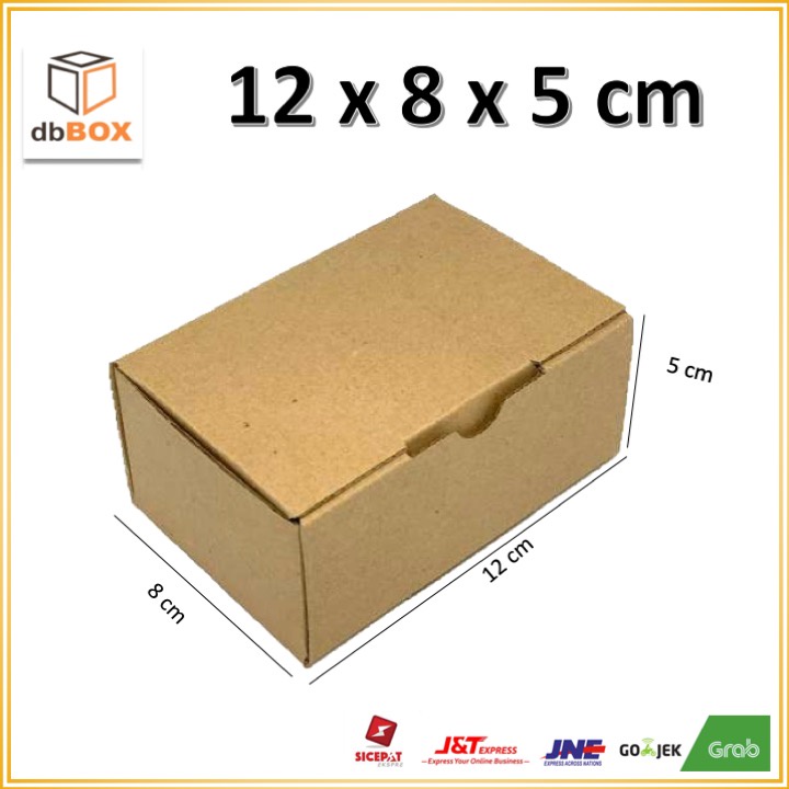 

Kardus 12x8x5 cm --box Die Cut dan easy usage--