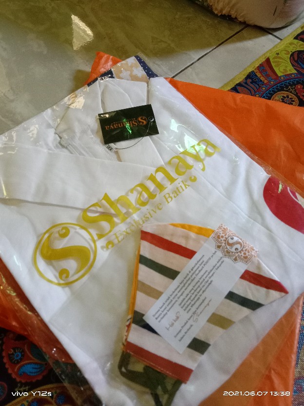 Shanaya Batik Tunik Tejo Printing Kartun Batik Lucu Unik