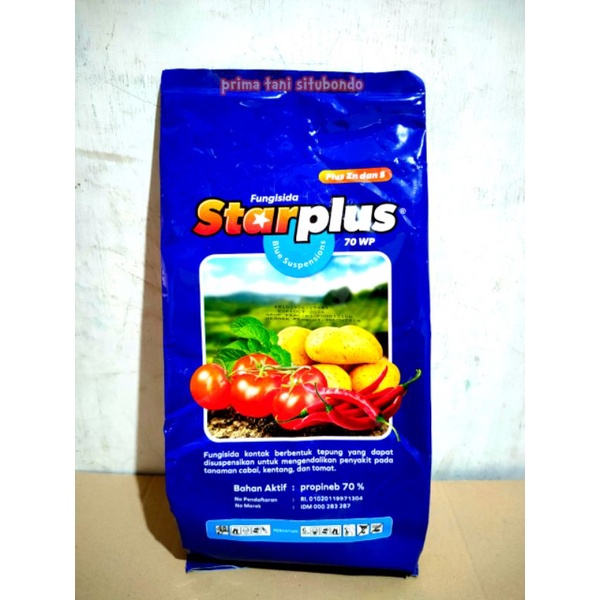 Fungisida starplus 70 wp bahan aktif propineb 70%