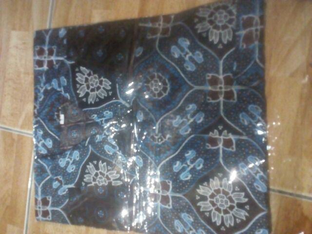 Kemeja Batik Lengan Panjang 021 Risna Batik Hrb0626 Hem Batik Murah Seno Sogan Bakung Padi Manggar