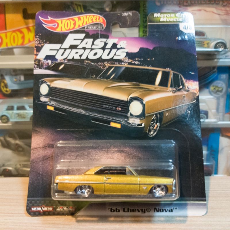 Hot Wheels 66 Chevy Nova - Motor City Muscle - Premium