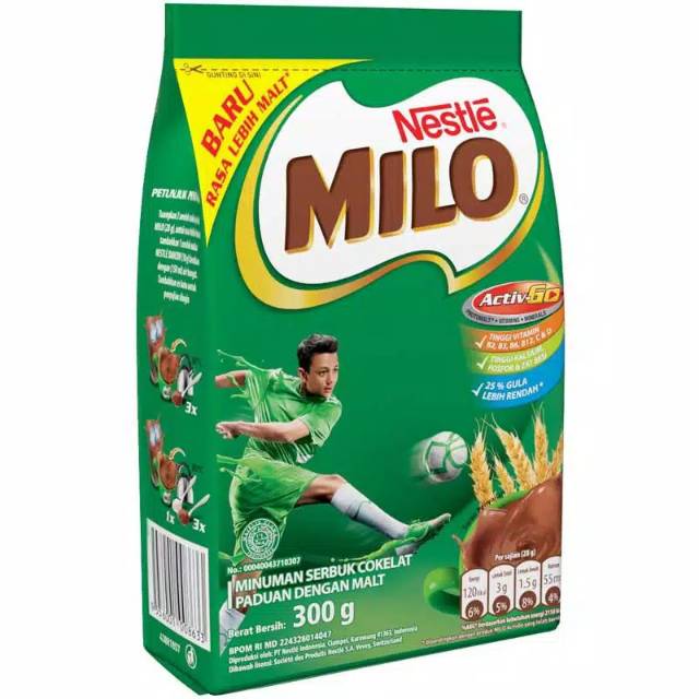 

Susu Milo Activ Go Rasa Cokelat 300g