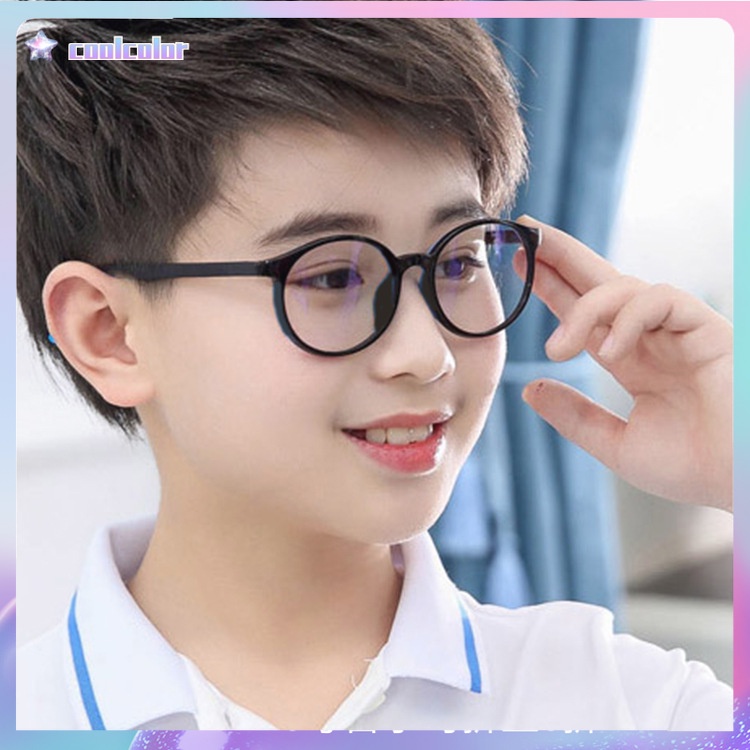 【Ready Stock】❤️Kacamata Hitam Anak laki laki / perempuan Fashion Unisex Frame Anti Radiasi Anti Biru Komputer Flexible Frame Simple Murah COD