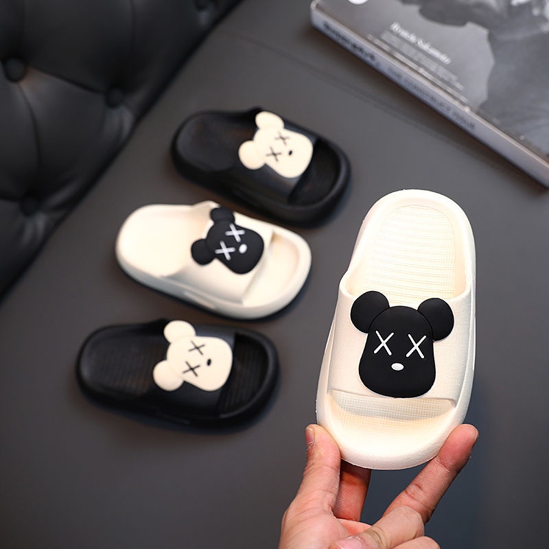 TOPGROSIR LV0167 Sandal Anak Import Motif Bear/Fashion Anak Bahan Karet