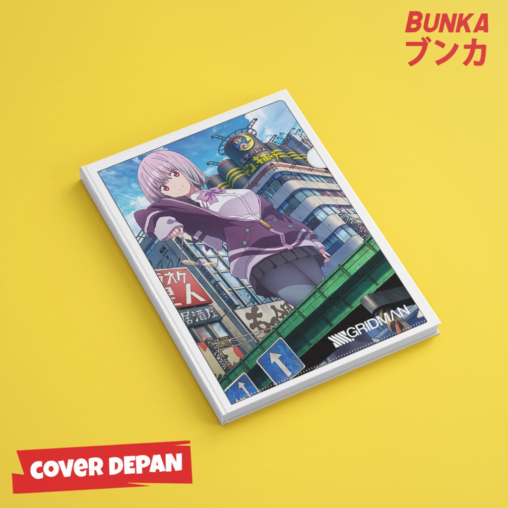 

Notebook SSSS Gridman Shinjou Akane Hardcover A5 Skin Buku Tulis Catatan Notes Agenda Planner Jurnal