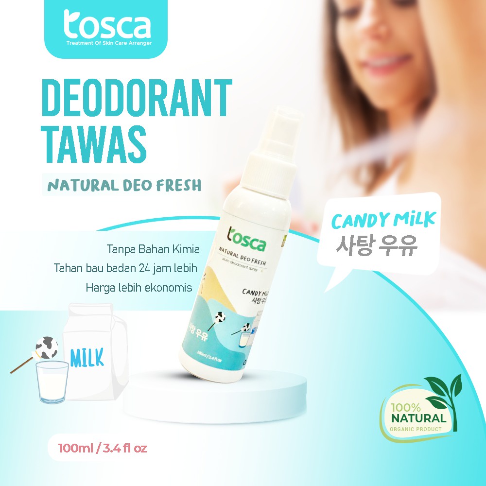 Healthbase.id Deodorant Spray Tawas 100 ml Natural Cair Ampuh Mencegah Penghilang Bau Ketiak dan Badan Non Alkohol Pencerah dan Pemutih Ketek Ampuh Dengah Harga Ekonomis