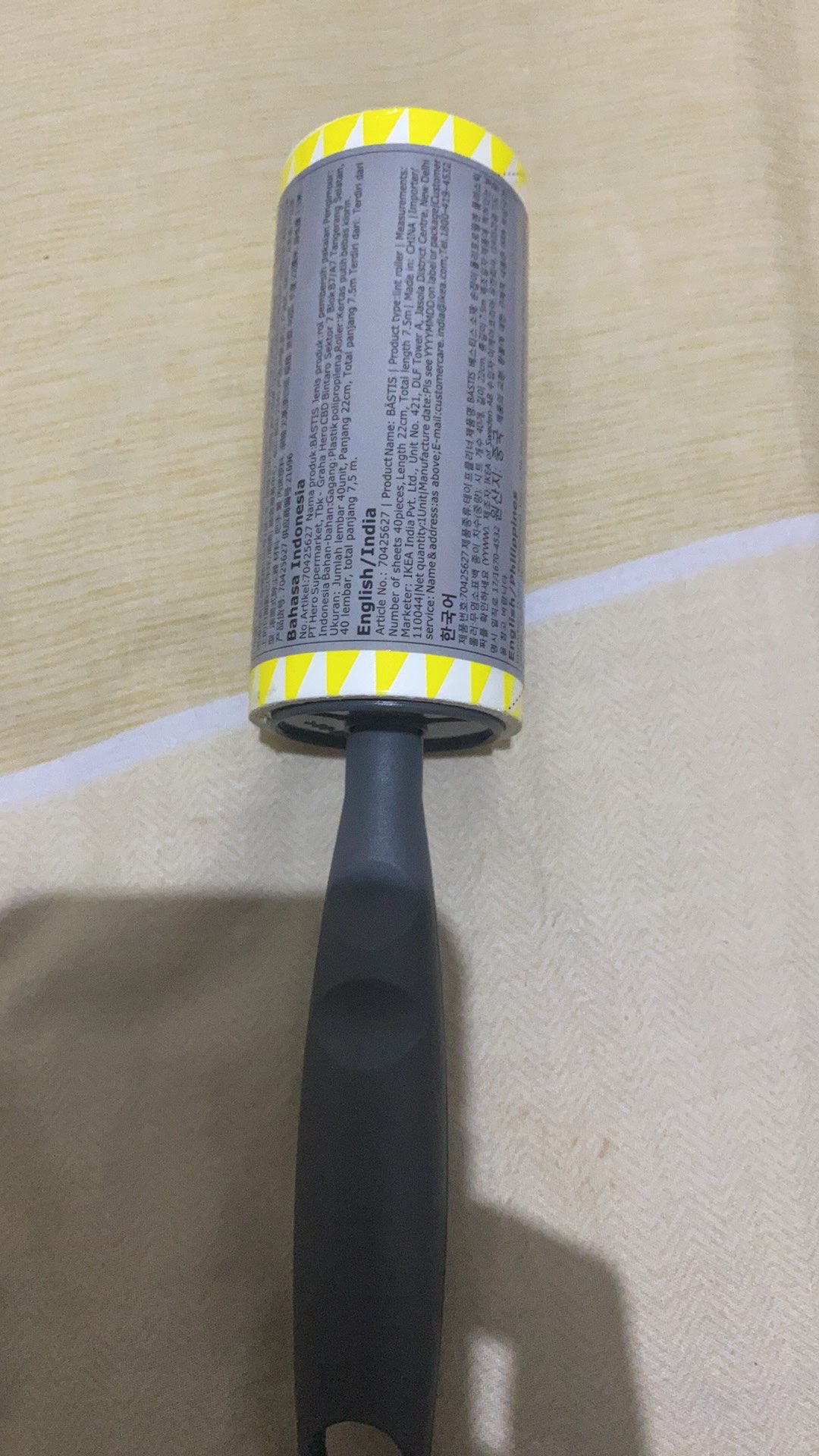 Rrbas Rol Pembersih Pakaian Pembersih Baju Bentuk Rol Hitam