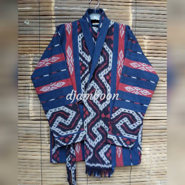 Outer tenun toraja + ikat kpla