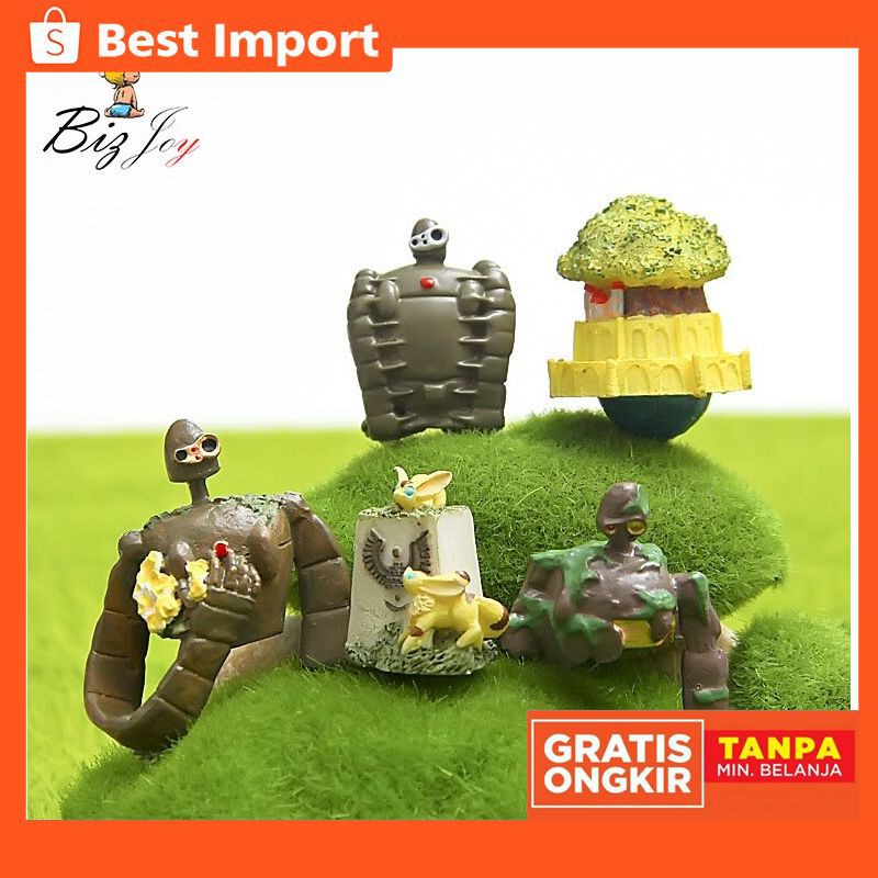 Action Figure Termurah Hot 1 Pcs Studio Ghibli Hayao Miyazaki Laputa Castle In The Sky Robot Mini An