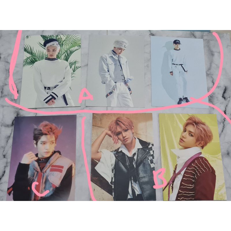 TAEYONG NCT 127 2018 NCT U CHERRY BOMB 7TH SENSE POSTCARD PHOTOCARD