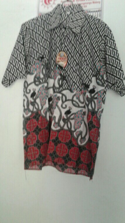 Batik Pria Lengan Pendek Premium Batik Berkah Hrb026 Motif Keratonan Kode 002 Size M L Xl Xxl