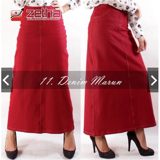 Rok  Zetha Denim Marun
