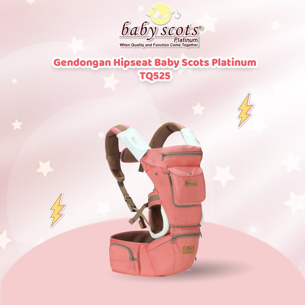 ♥BabyYank♥ Gendongan Bayi Snobby Cintaka Baby Scots Baby Joy HIPSEAT 6 Posisi