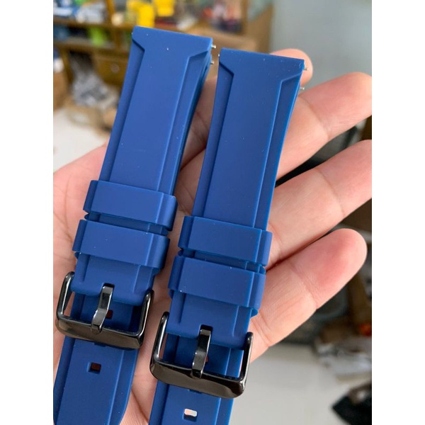 Strap Tali Jam Tangan Silicon lembut Biru