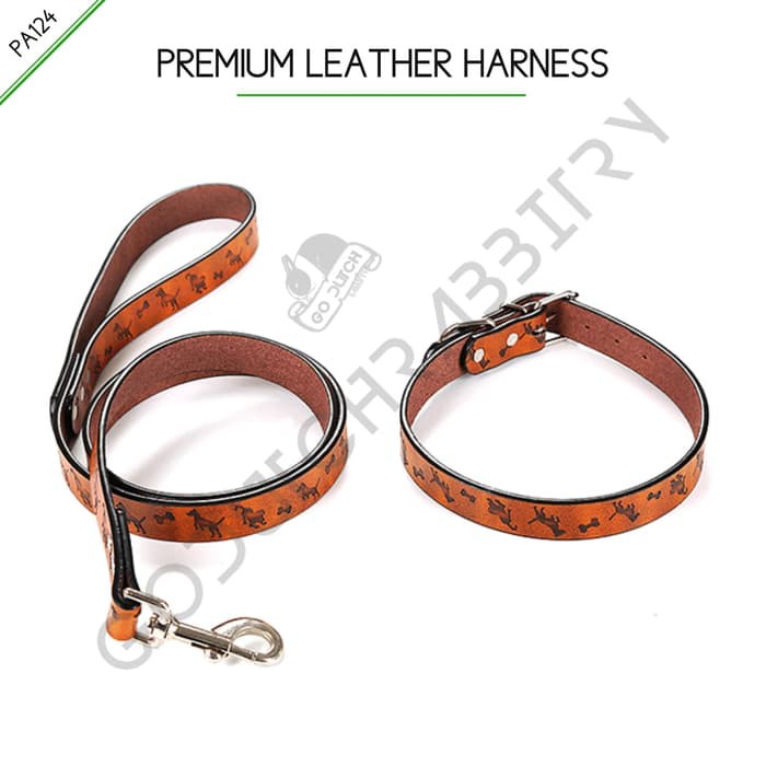 Tali Tuntun Anjing Kulit ukuran Besar