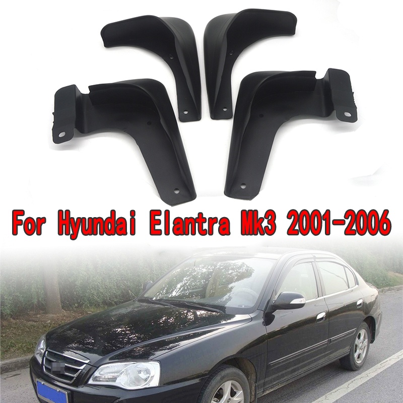 Mud Flap Pelindung Splash Untuk Fender Mobil Hyundai Elantra XD 2001 2002 2003 2004 2005 2006