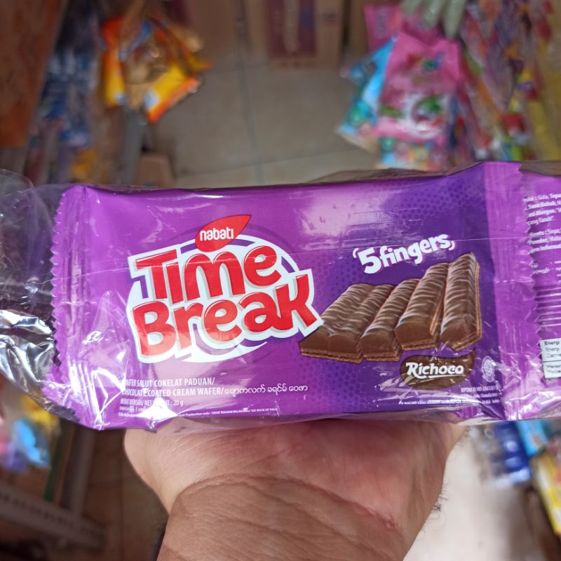 

Time Break Wafer Salut Cokelat Isi 20 Pcs