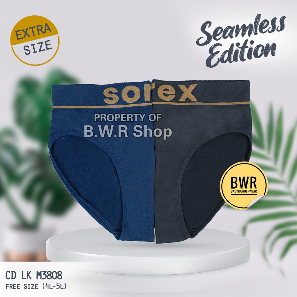 [ 1pc ] CD SOREX M3803 M3808 Seamless Edition / Celana Dalam Pria Dewasa Extra Size | Bwr