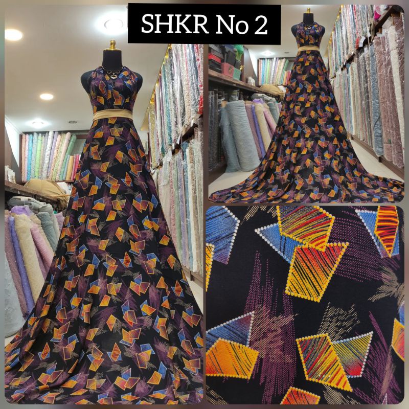 Kain Katun Viscose Motif Abstrak SHKR No 2