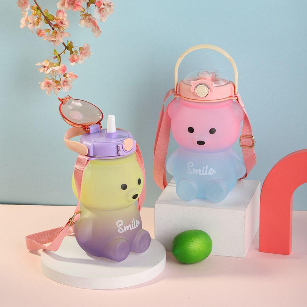 Preva 800ML Botol Air Minum Portable Olahraga Travel Water Cup Tali Cangkir Air Cute Kawaii