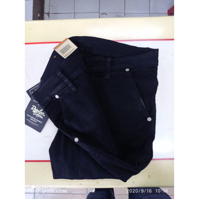 CELANA PENSIL HITAM SKINNY PRIA / CELANA HITAM PRIA 27 32