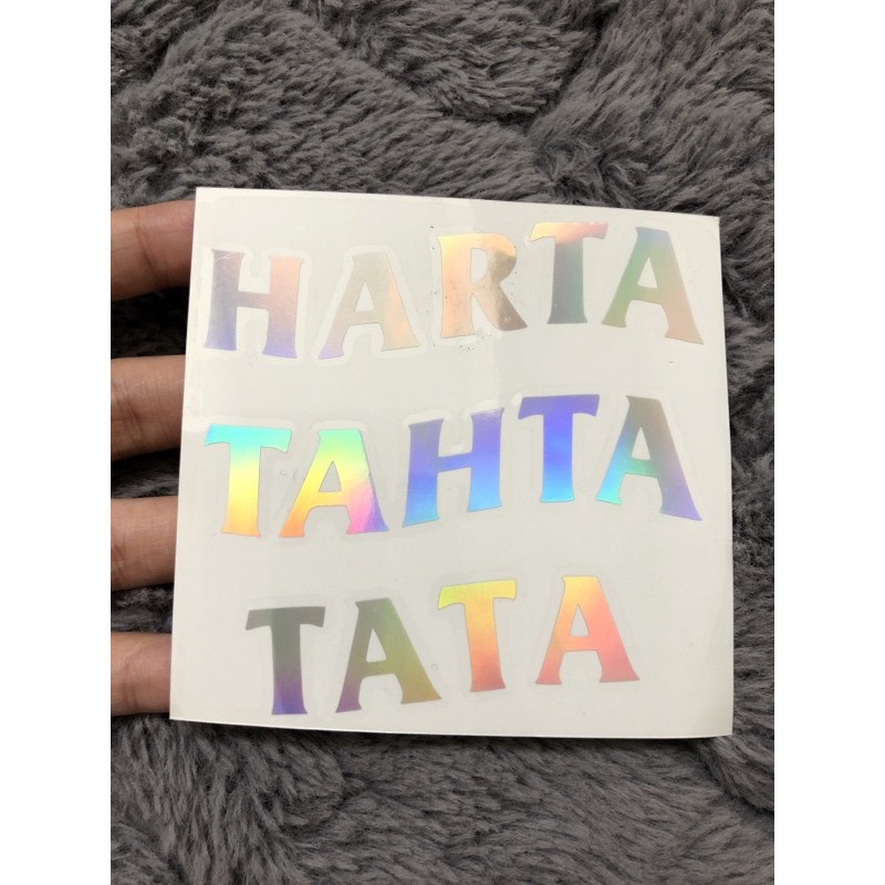 

Cutting sticker harta tahta Tata
