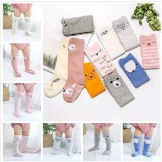 Kaos Kaki Bayi IMPORT Panjang Lucu Lembut - Kaos Kaki Bayi Cowok Cewek Anti Licin Antislip BabySock