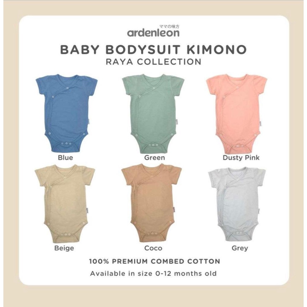 ArdenLeon BABY BODYSUIT KIMONO / Arden Leon KIMONO Bayi Anak Raya Collection 2022