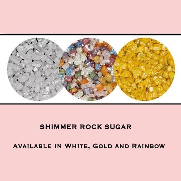 

Jual Rock Sugar Shimmer Hiasan Kue - Gold, 100G