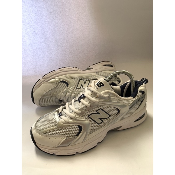 new balance silver white