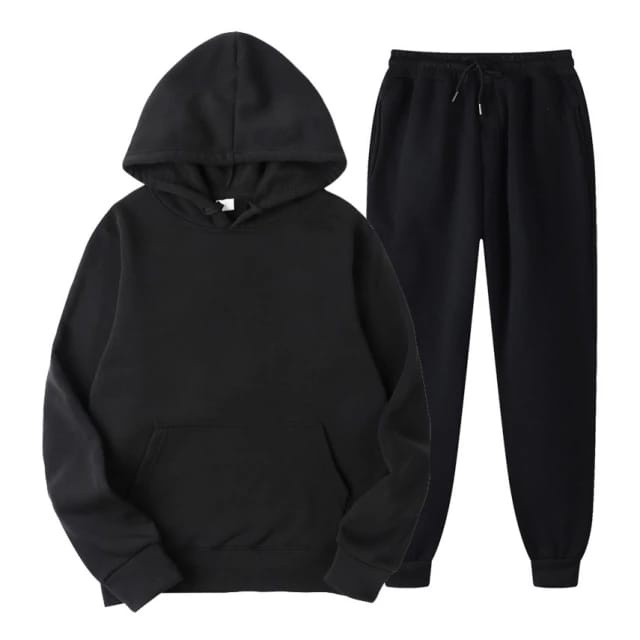 Setelan Sweat Pants &amp; Jumper Hoodie Basic II Set Celana Jogger Panjang &amp; Sweater Hoodie Polos ( Pria &amp; Wanita )