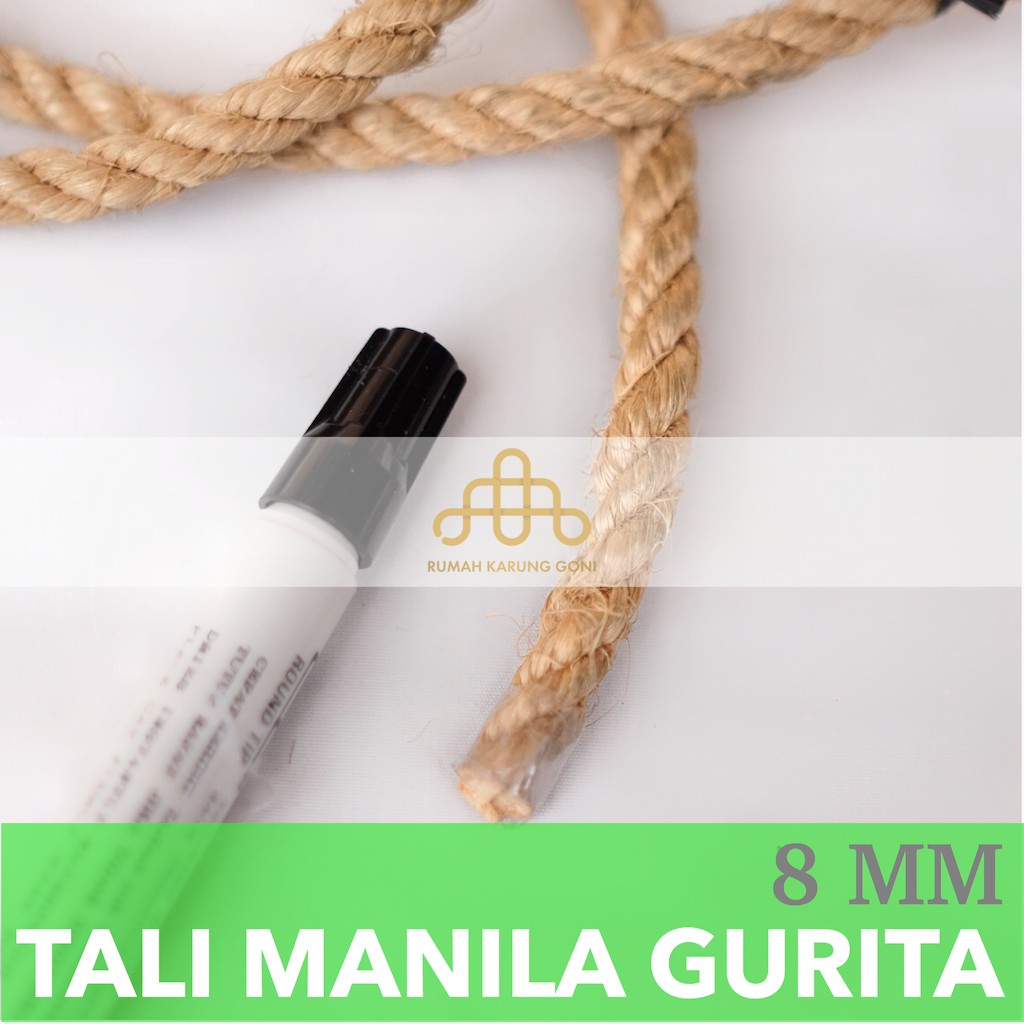 Tali Manila Gurita 8 MM - Tambang Tampar Serat Manila - Distributor Tali Sisal Gurita Bandung