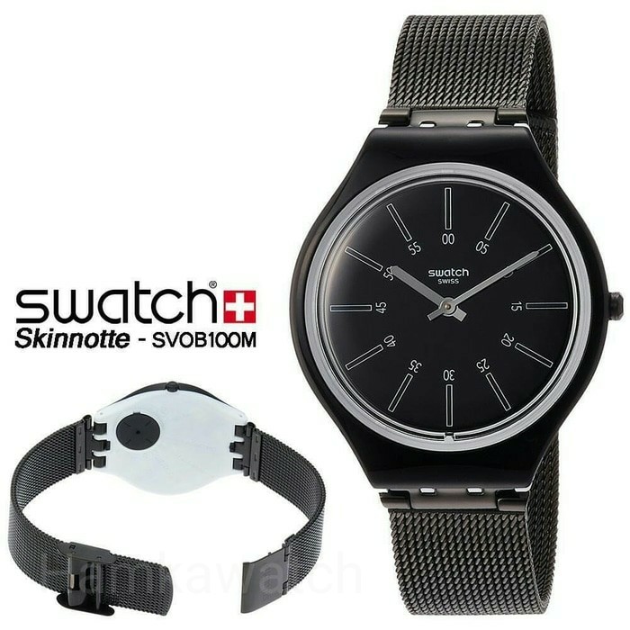 NEW jam tangan / Watch_Id SWATCH SKIN ORIGINAL SVOB100M SKINOTTE