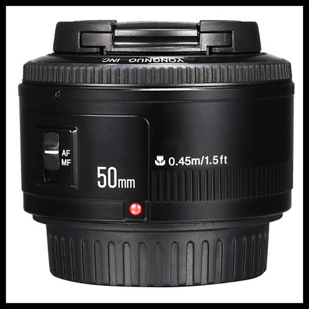 {BISA COD} BARU Lensa Fix Canon YN 50mm F1 8 1000D 1100D 1200D 1300D 400D 450D 500D 550D 600D 650D