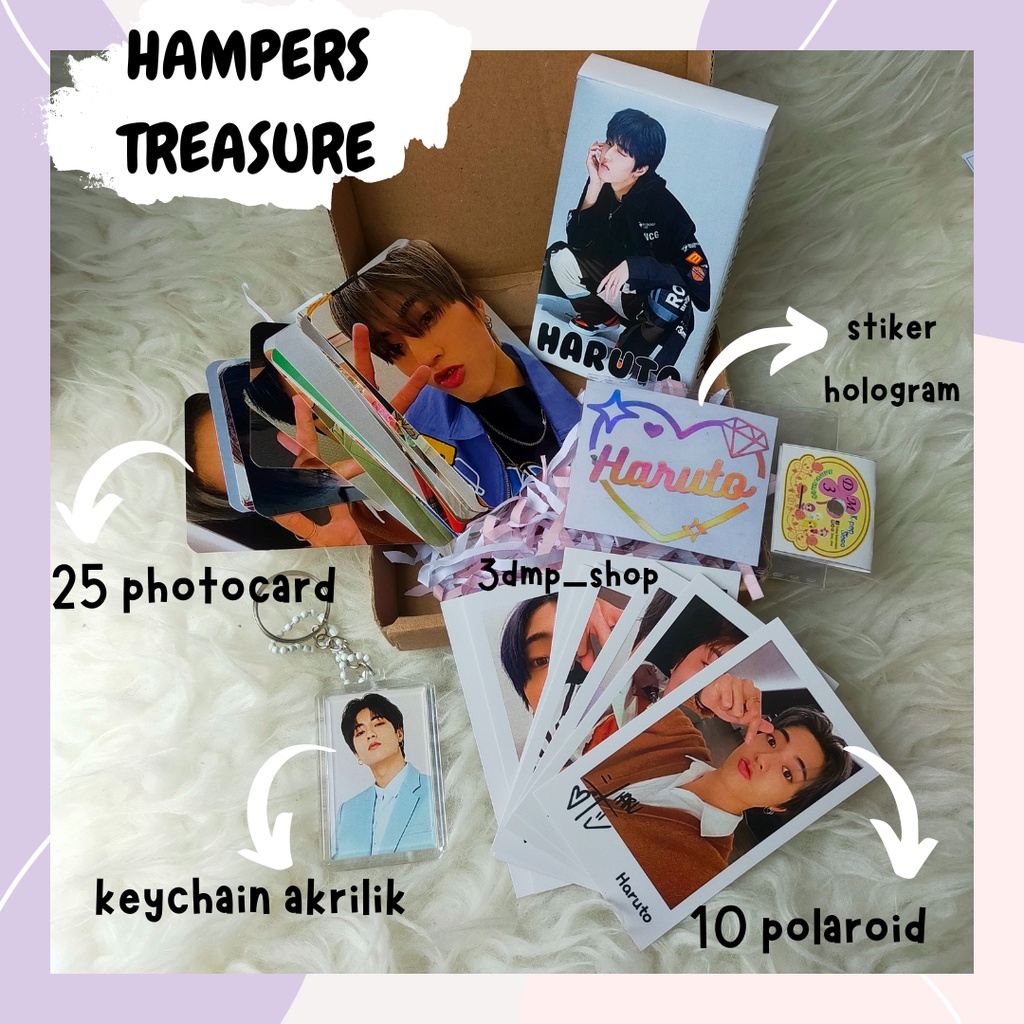 Hampers paket box gift ultah treasure kpop haruto asahi yoshinori