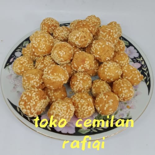 

Cemilan onde onde wijen/kue ketawa 260 gram Mantap