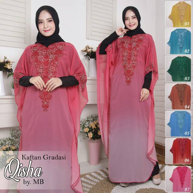 Kaftan Gradasi Qisha.