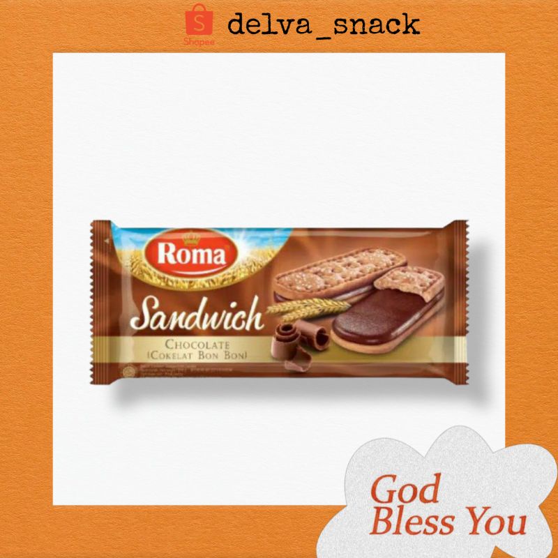 

Roma Sandwich Rasa Coklat Bon Bon 216 gram