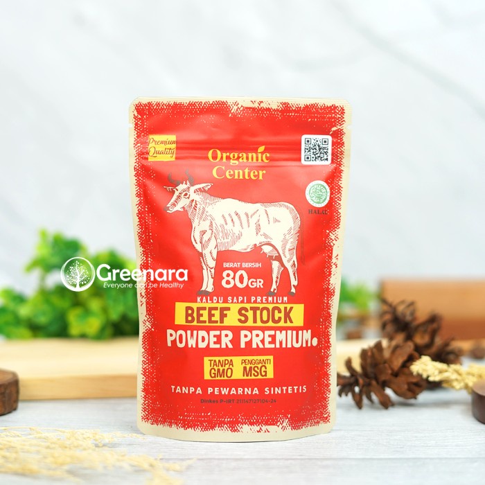 

NEW Organic Center PREMIUM Beef Stock Powder - Kaldu Sapi No MSG / No GMO