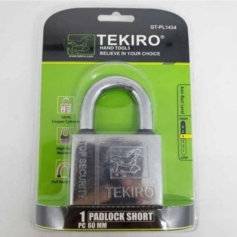 TEKIRO GEMBOK LEHER PENDEK 60MM