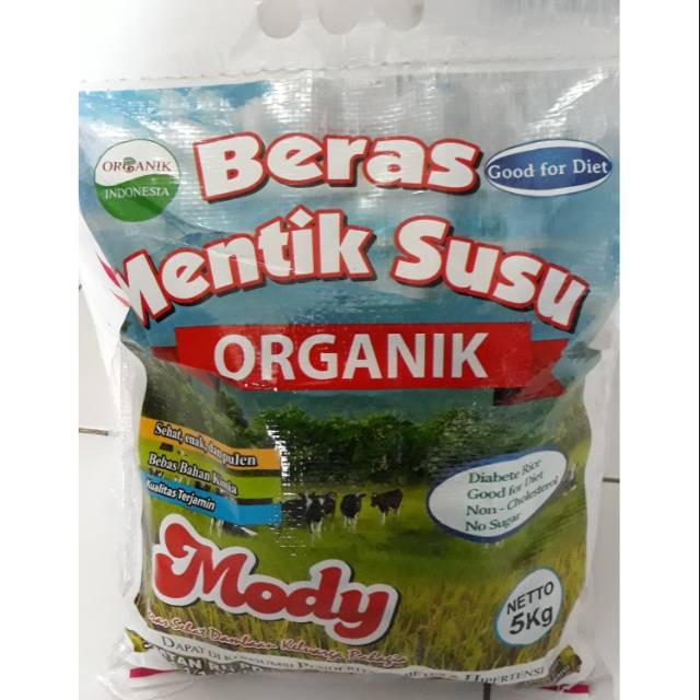 

Beras organik mody menthik susu 5kg