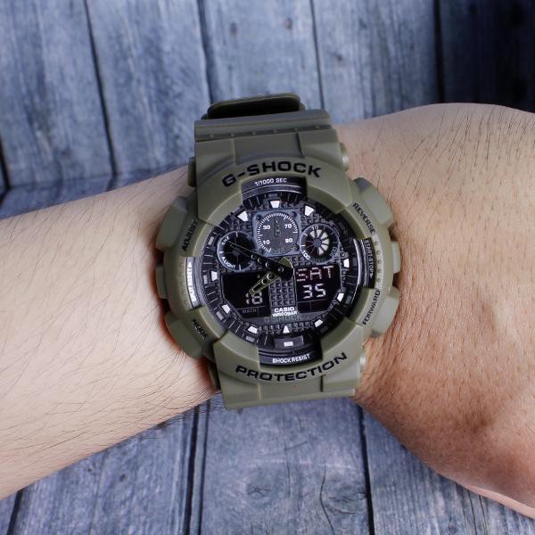 TERBARU   TERBARU  G SHOCK ARMY GWG1000 Casio Ful Hijau / Green Army , Jam Tangan digital