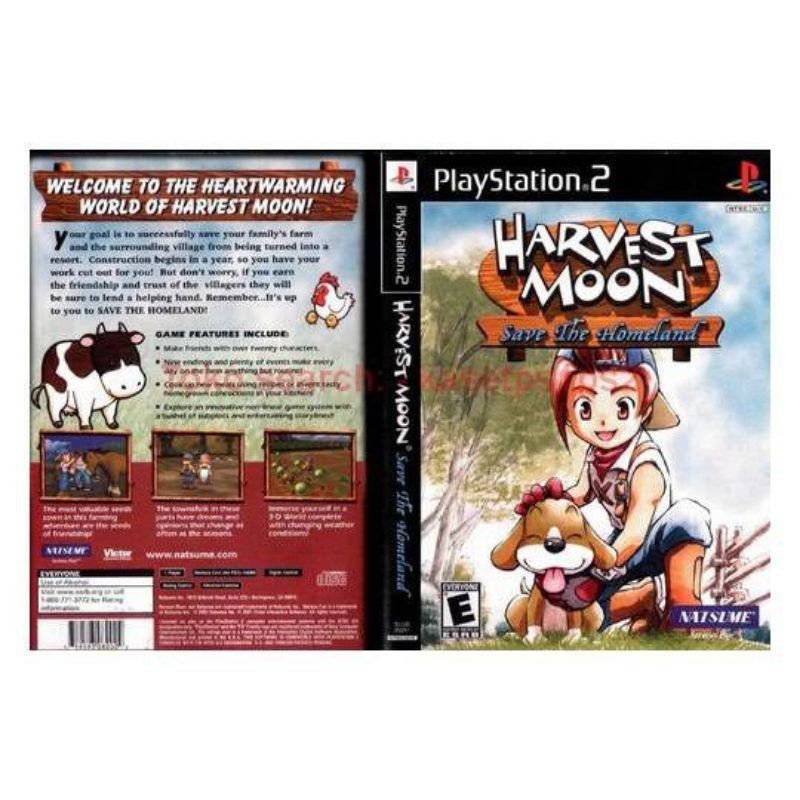 Kaset PS 2 HARVESTMOON Save Homelond