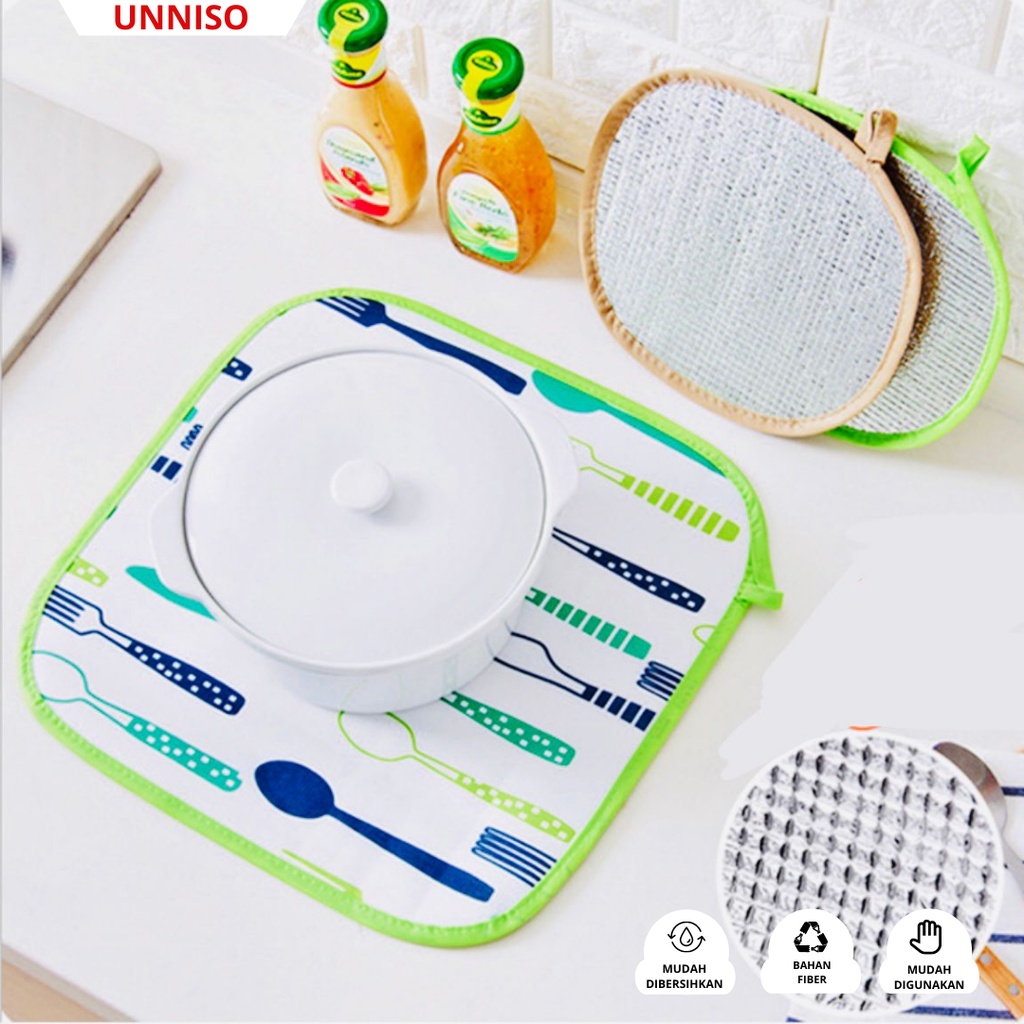 UNNISO - Drainers Pad Anti Slip / Alas Tatakan Silicone Pad AT01