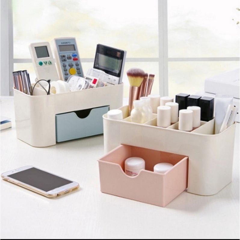 rak kosmetik laci/rak kosmetik mini /Rak Kosmetik Multifungsi Organizer Perhiasan Make Up Storage