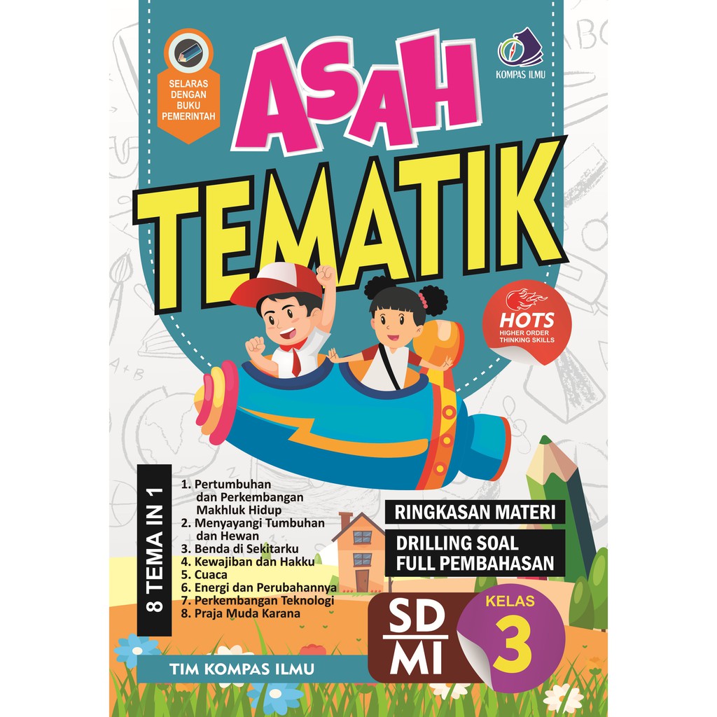 Kompas Ilmu Buku Asah Tematik SD MI Kelas 3-2