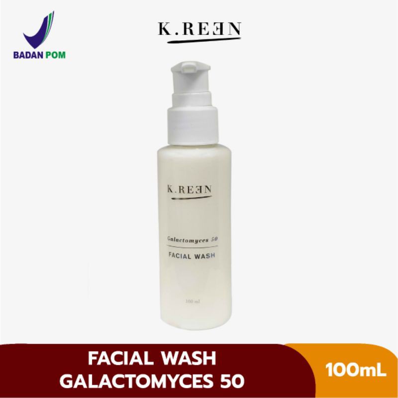 K.REEN GALACTOMYCES 50 FACIAL WASH 100ML